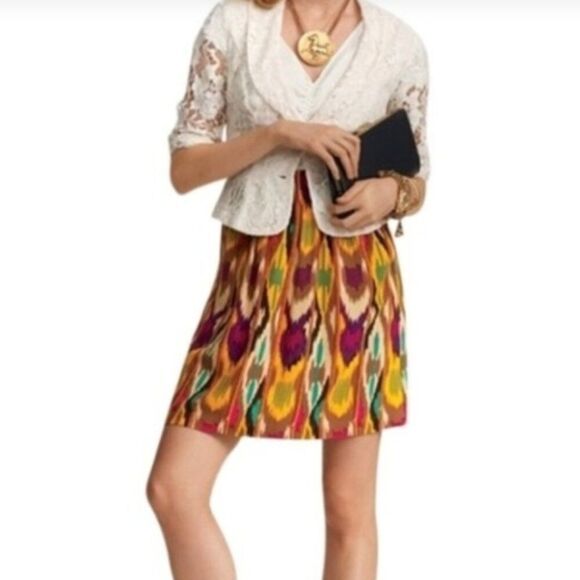 Cabi #359 Bella Aztec Ikat Skirt in Multi Size S - Picture 1 of 5